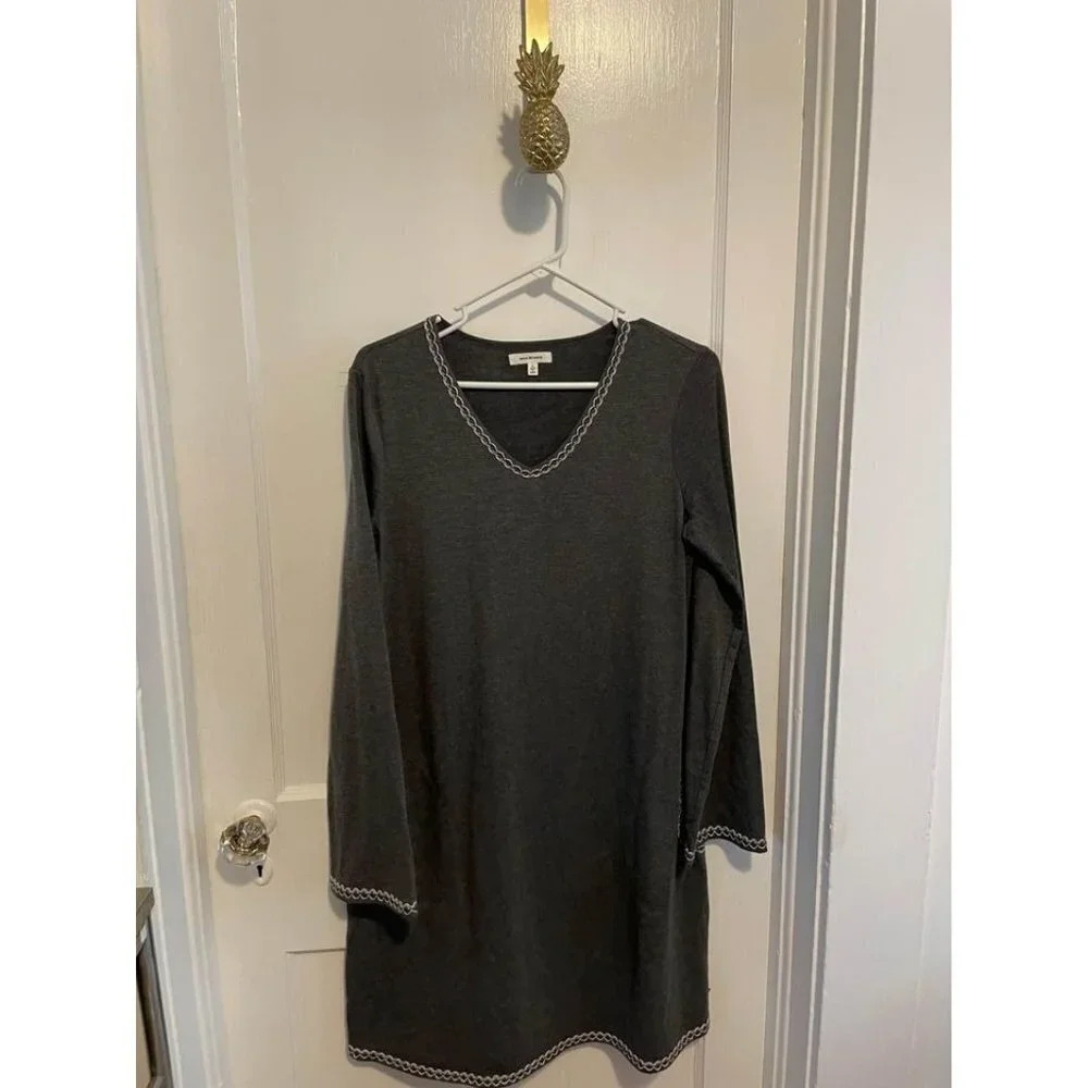 Max Studio Women’s Size Large Gray Maxi Dress